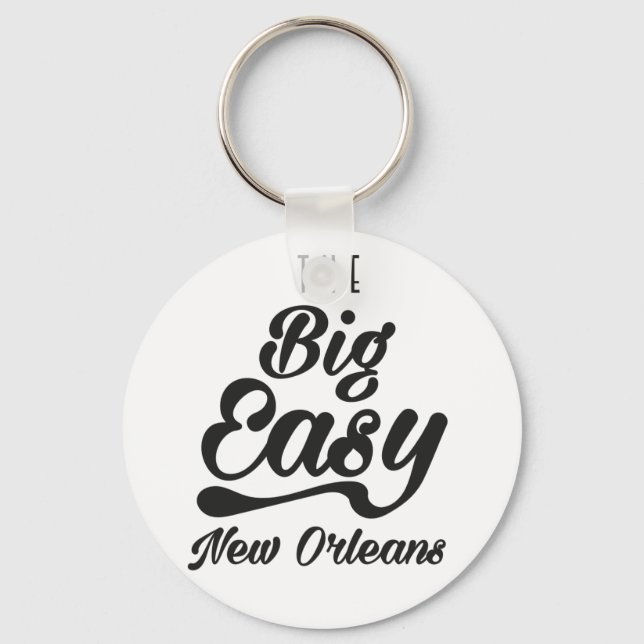 The Big  Easy New Orleans Key Ring (Front)