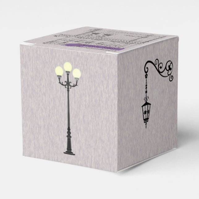 The Big Easy Wedding Favour Box (Front Side)