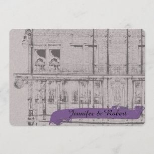 The Big Easy Wedding Invitation