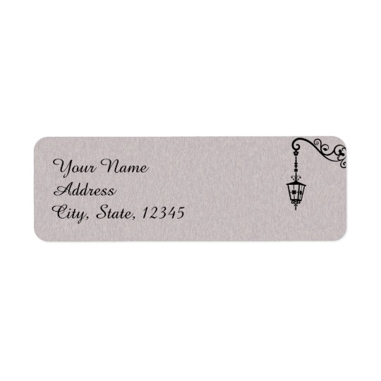 The Big Easy Wedding Label Return Address Label