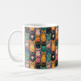 The Big Eyed Kitten Parade Coffee Mug