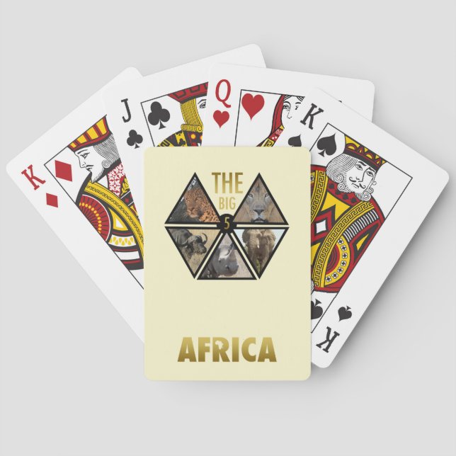 The Big Five Africa Playing Cards (Back)