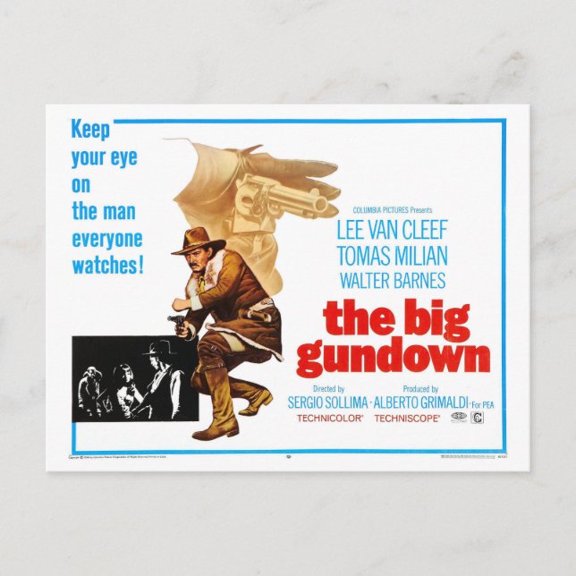 THE BIG GUNDOWN POSTCARD (Front)