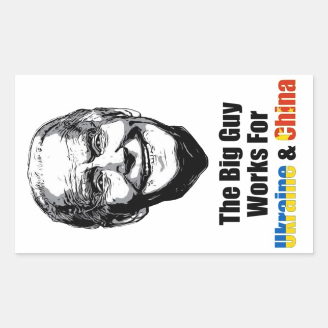 The Big Guy Rectangular Sticker (Front)