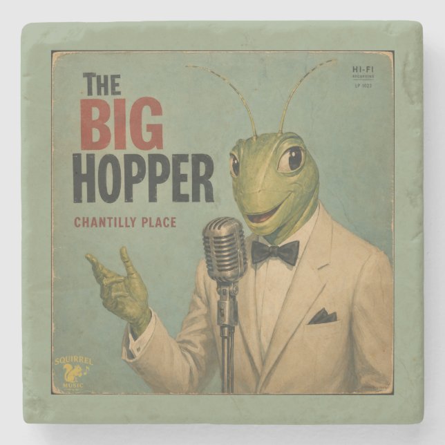 The Big Hopper Album: a Parody Stone Coaster (Front)
