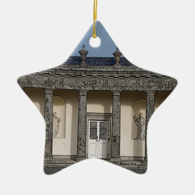 The Big House Ceramic Tree Decoration (Front)