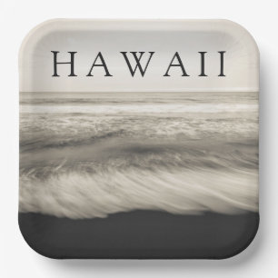 The Big Island Beach Hawaii Paper Plate
