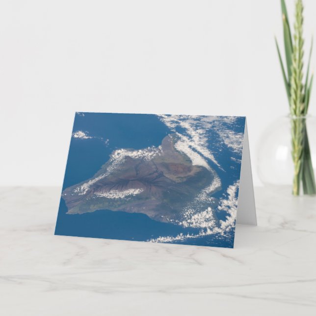 The Big Island Of Hawaii And Its Mountains Card (Front)