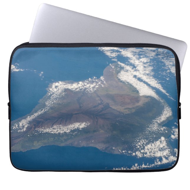 The Big Island Of Hawaii And Its Mountains Laptop Sleeve (Front)