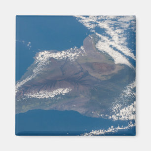 The Big Island Of Hawaii And Its Mountains Magnet