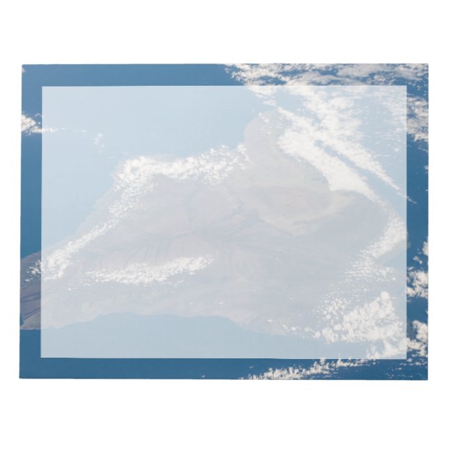The Big Island Of Hawaii And Its Mountains Notepad (Front)