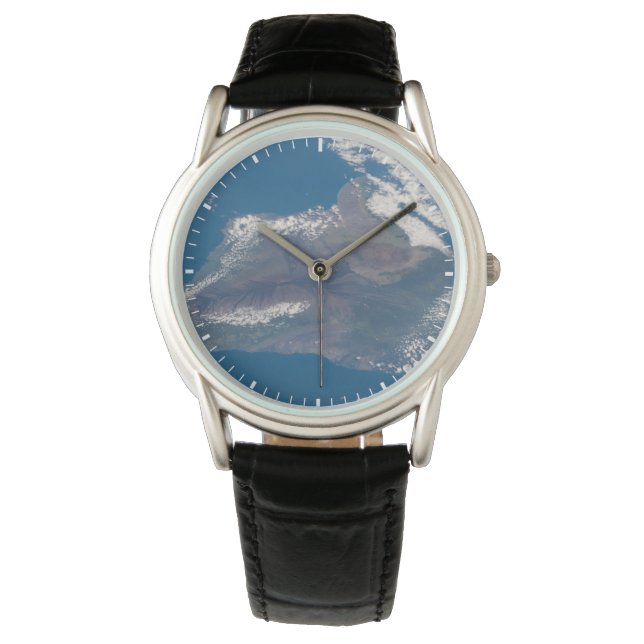 The Big Island Of Hawaii And Its Mountains Watch (Front)