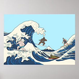 The Big Lez Show Surfs Up Poster