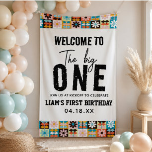 The BIG One 1st Birthday  Banner