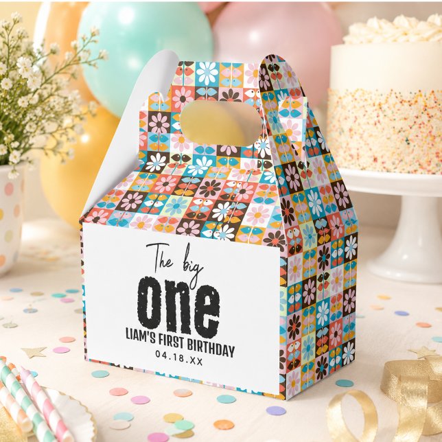 The BIG One 1st Birthday Favour Box (The BIG One 1st Birthday Favor Boxes)