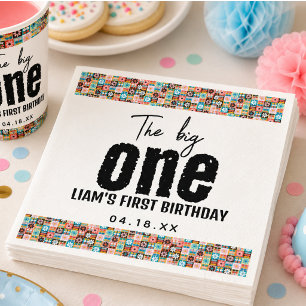 The BIG One 1st Birthday Napkin