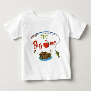 The big ONE baby t-shirt Boy little fisherman