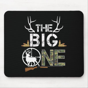 The Big One Birthday Boy Deer Hunter Camouflage 1s Mouse Mat