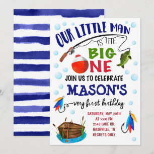 The Big One Birthday Invitation