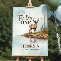 The Big ONE Deer First Hunting 1st Birthday
