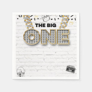 The BIG one Hip Hop Party Napkin
