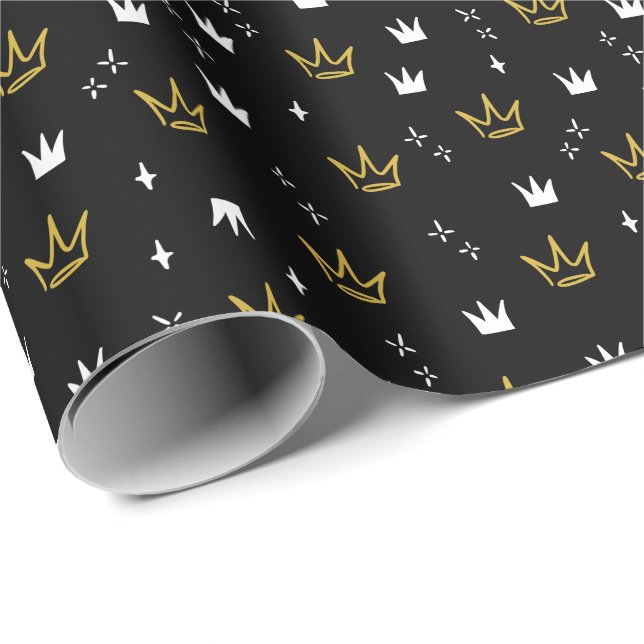 The BIG ONE | Notorious 90's 1st Birthday Party Wrapping Paper (Roll Corner)