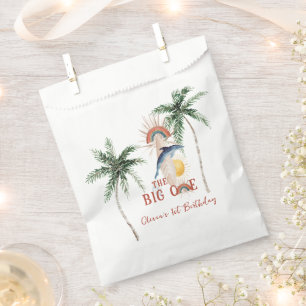 The Big One   Retro Summer Surf Birthday Favour Bags