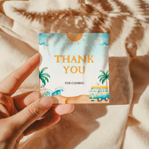 The Big One, Surf Birthday  Favour Tags