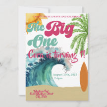 The Big One Surf Themed 1st Birthday Party 