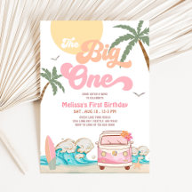 The Big One Surfing 1st Birthday Party