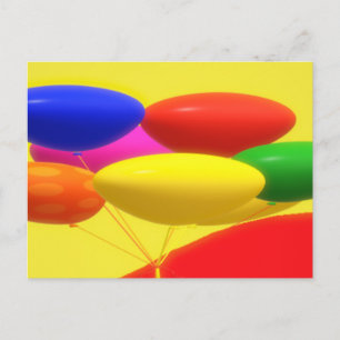 The big party starts here lets celebrate postcard