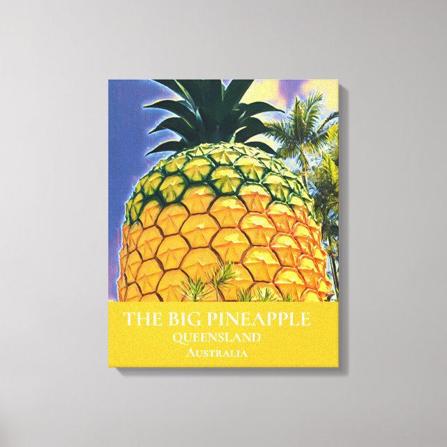 The Big Pineapple Queensland travel print (Front)