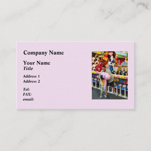 The Big Prize Business Card (Front)