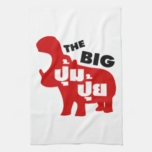 THE BIG PUM PUI ☆ Fat in Thai Language ☆ Tea Towel