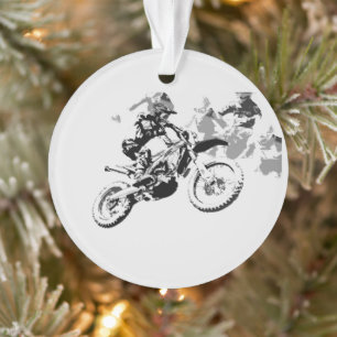 The Big Race - Motocross Racers  Ornament