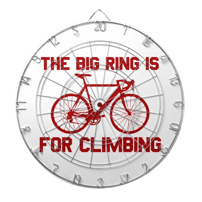 The Big Ring Is For Climbing Dartboard (Front)
