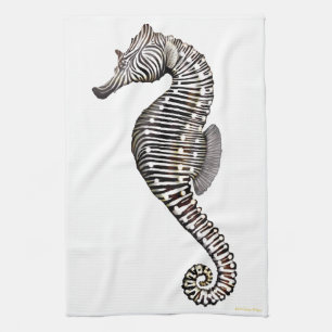 The Big Seahorse Kitchen Towel