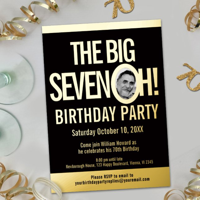 The Big Seven 0h! 70th Birthday graphic photo (Creator Uploaded)