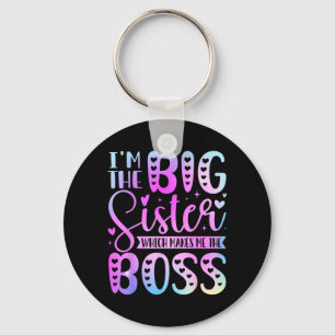 The Big Sister Which Makes The Boss Funny Sibling Key Ring