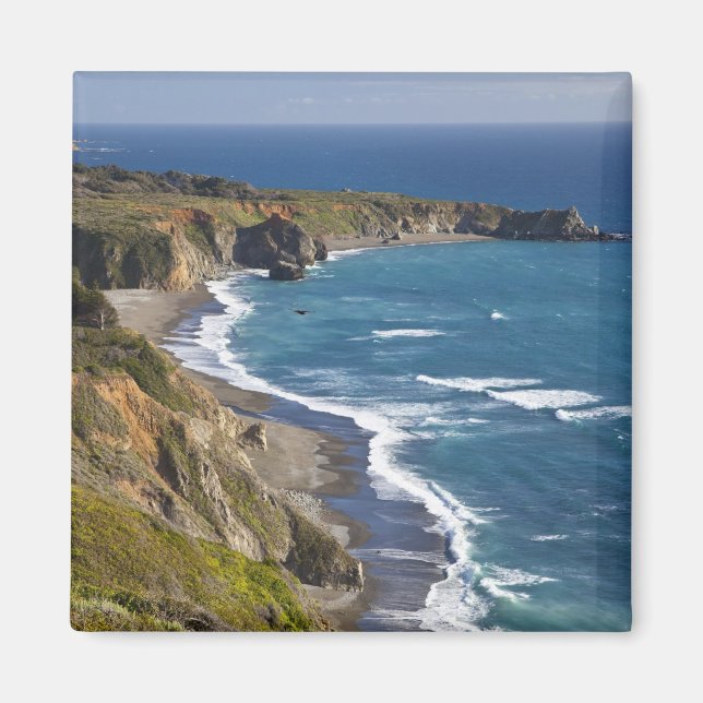 The Big Sur coastline in California, USA Magnet (Front)