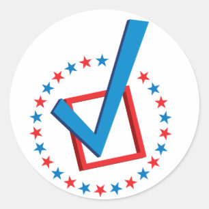 The Big Tick Classic Round Sticker