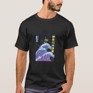 The Big Wave Japanese Wave Off Kanagawa Aesthetic  T-Shirt