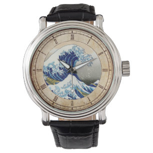 The Big Wave of Kanagawa Hokusai Katsushika art Watch