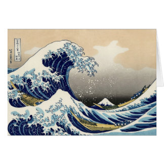 The Big Wave off Kanagawa Card