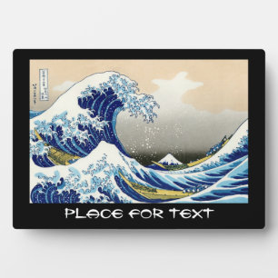 The big wave off Kanagawa Katsushika Hokusai Plaque