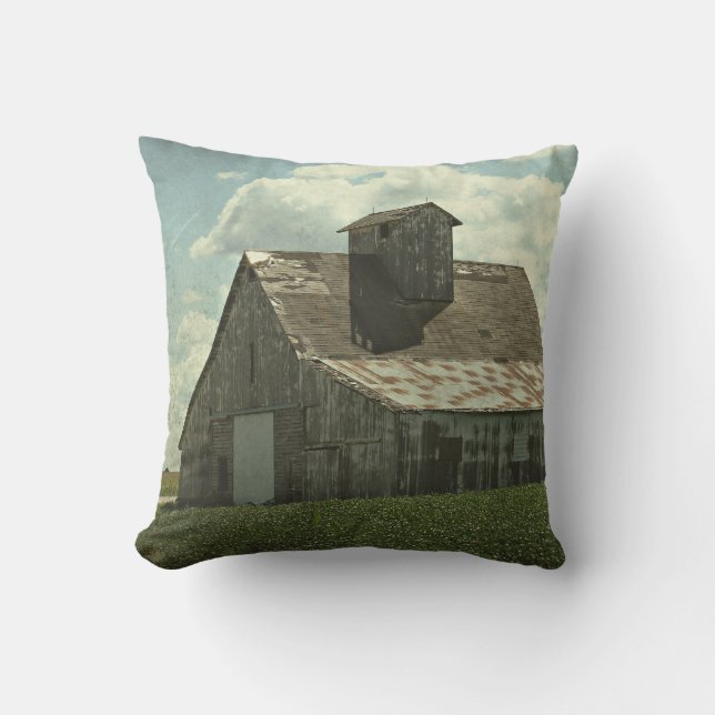The Big White Barn Cushion (Front)