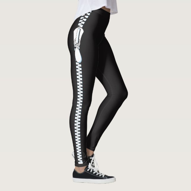 "The Big Zip" Leggings (Right)