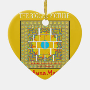 The Bigger Picture Art Print Ceramic Tree Decoration