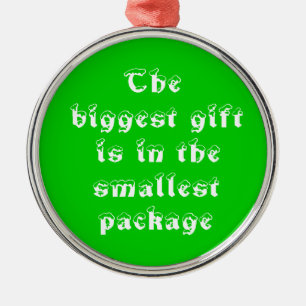The biggest gift-premium round ornament