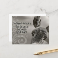 "The biggest obstacle" Inspirational Quote